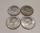 Lot Of 4 1969 Kennedy Half Dollars Silver