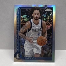 Topps 2025-26 Dereck Lively II #72 Dallas Mavericks Chrome Basketball Single