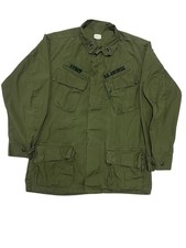 1960's US Army Jungle Jacket Overshirt Vietnam War Fatigue OG107