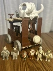 1985 Ewok Battle Wagon & Ewok Figure Lot