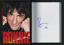 Ronnie Wood SIGNED AUTOGRAPHED Ronnie HC Autobiography Rolling Stones 1st Ed Pr