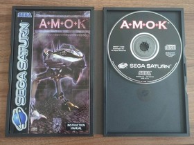 AMOK Sega Saturn PAL complete with manual