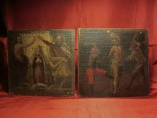 COPPIA DI DIPINTI AD OLIO SU TELA SEICENTESCHI – 1600 / sec. XVII