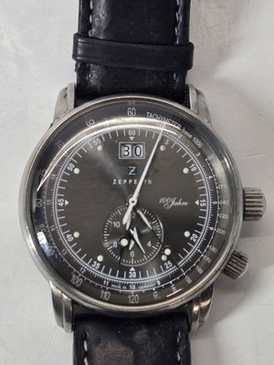 Zeppelin 7640-2 100 Years Edition Dual Time Qz Men's watch JAPAN