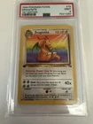 1999 Pokémon Fossil Dragonite 1st Edition PSA 9