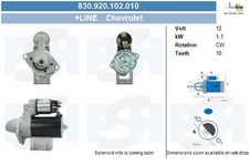 New Starter for CHEVROLET OPEL VAUXHALL:TRAX,ADAM,CRUZE,ORLANDO,TRACKER