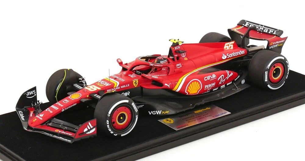 Looksmart Ferrari SF24 miniature 1/18 : le cadeau parfait pour passionné de Formule 1