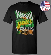 Know Your True Power T-Shirt: Colorful Urban Motivation Graphic Tee