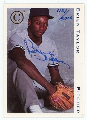 Brien Taylor-Signed 1993 Classic C³ Trading Card (Yankees)