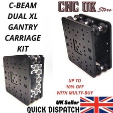 C-Beam Dual Carriage Gantry XL Large Plate Kit V-Slot 4080 Extrusion CNC