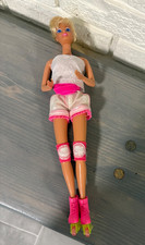 Vintage 1991 Mattel BARBIE ROLLERBLADE FLICKER N FLASH Barbie READ