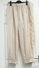 Zara Size L Cuffed Hem Trousers New With Tags Never Worn