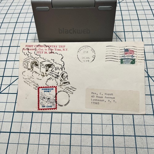 Local Post Cover 1970 Toledo OH First Cross-Country Train Trip Stamp History