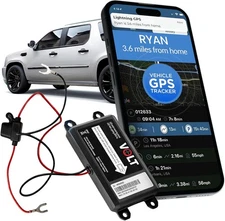 Lightning GPS Easy Wired 4G Vehicle Tracker – Hardwired Hidden Tracking... 
