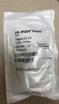 BRAND NEW - LTC3 - IPS E.MAX PRESS - Pack of 5 ingots