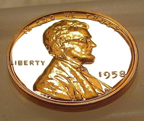 1958 Gem Proof  Lincoln Wheat Cent EYE CANDY Blazing Red Beauty #301 ~ 6