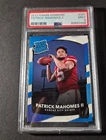 2017 PANINI DONRUSS PATRICK MAHOMES II RC PSA 9 MINT