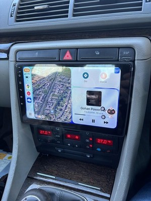 6G+128G für Audi A4 2002-2008 Apple Carplay Android 15.0 Autoradio GPS Navi WIFI