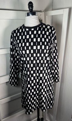 New Vtg Marimekko 100% Cotton Jersey Famed Tilma Noppa Tunic Mini Shift Medium