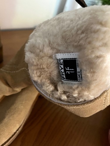 Fry Beige Suede Campus Style Boots UK 7 US 9 - Picture 13 of 13