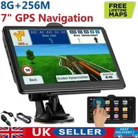 7 GPS Sat Navs for Car Truck HGV Navigation UK&EU Map Free Lifetime Screen 8G