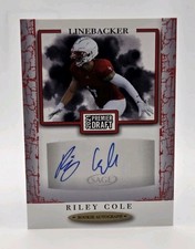 2021 Sage Premier Draft - Autographs Riley Cole #A64 Red (AU, RC)