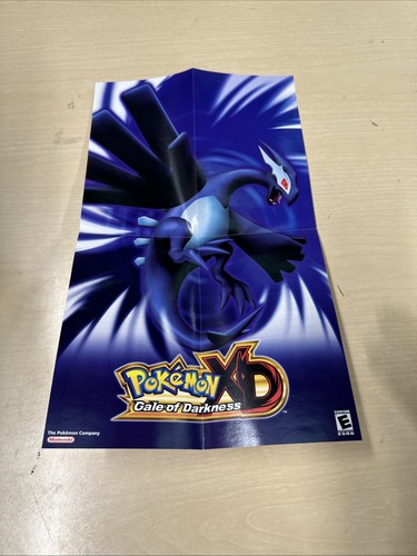Pokemon XD: Gale of Darkness (Nintendo Gamecube) Poster Insert ONLY