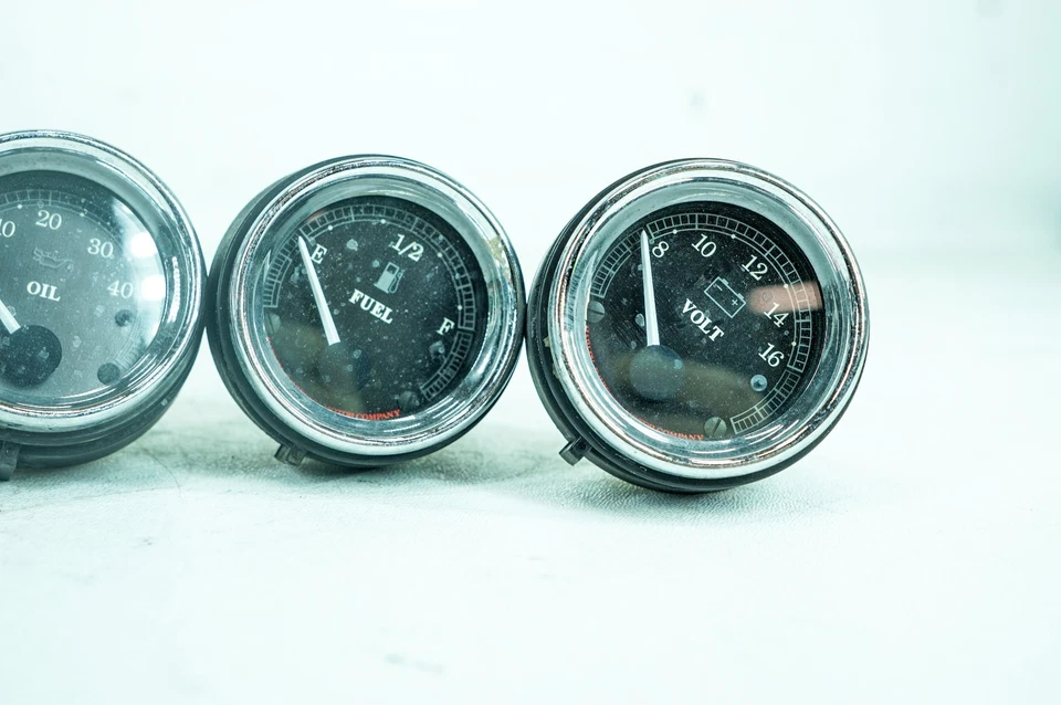 Velocímetro Harley Electra Class Touring 97 Speedo combustible voltios aceite medidores de aire 649 millas 1373 Foto 3 de 4