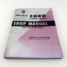 Vintage Ford F-series Trucks Shop Manual 1949-50-51 Original