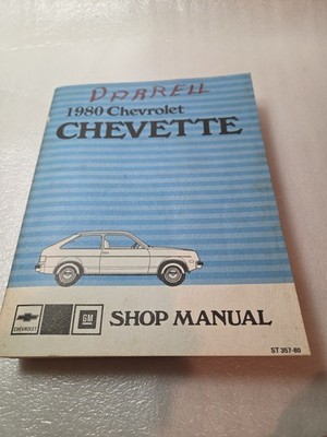 1980 Chevrolet Chevette Original OEM Service / Shop Manual