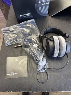 Beyerdynamic DT 990 Pro Open Back Studio Headphones Open Box Audiophile