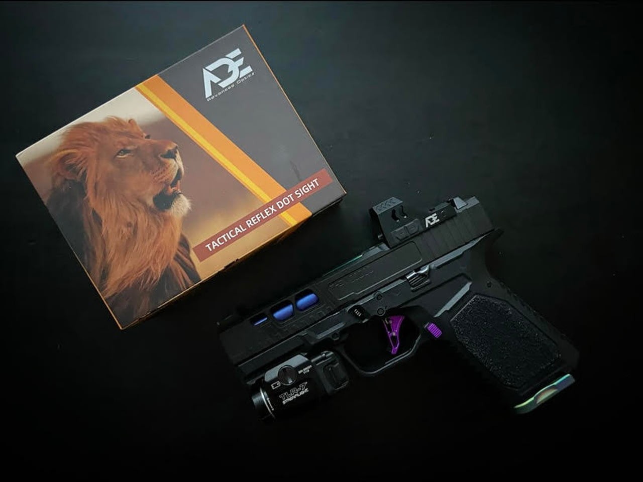 ADE Advanced Optics Trumpet PRO Motion Awe Red Dot Sight, 4 MOA : RD3-029 Pro