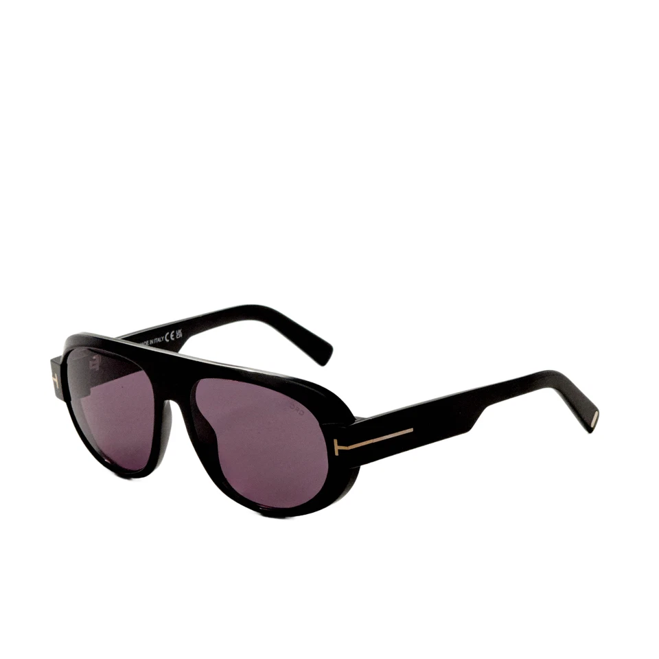 Tom Ford Men's Blake 59 Shiny Black Sunglasses FT1102-01A-59