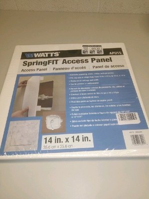 Watts SpringFit Access Panel 14x14 APU15 Paintable Ceiling Wall Plumbing Cover