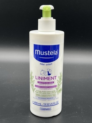 Mustela Liniment Diaper Change Cleanser w/ Extra Virgin Olive Oil 13.52 Fl Oz