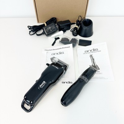 Andis Cordless Fade Combo Model LCL EnvyLi & D8 Slimline Razors READ