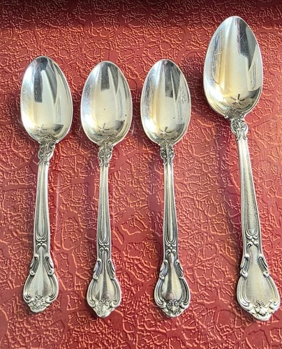 3 Gorham Sterling Silver Tea Spoons And 1 Soup Spoon Chantilly