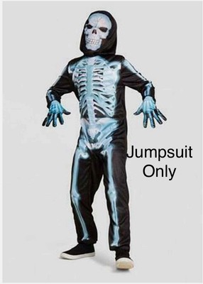 Hyde and Eek Target Skeleton Costume Bone XRAY Jumpsuit ONLY Size Small 6/7 Boys