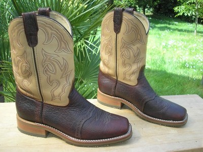 DOUBLE-H  Bikerboots, Westernstiefel, Cowboystiefel, Gr. 46, Echtleder, TOPP !!!