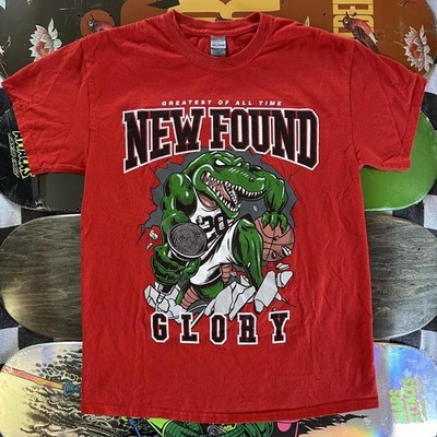 Rare New Found Glory Band Classic Style red T shirt Classic NH21006