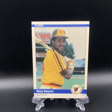 Fleer 1984 Tony Gwynn #301 San Diego Padres Base Set MLB Baseball Card