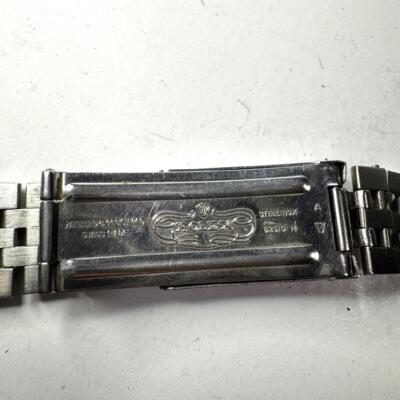 ROLEX Genuine Band Jubilee 555 62510H Men's Watch Parts Silver SS