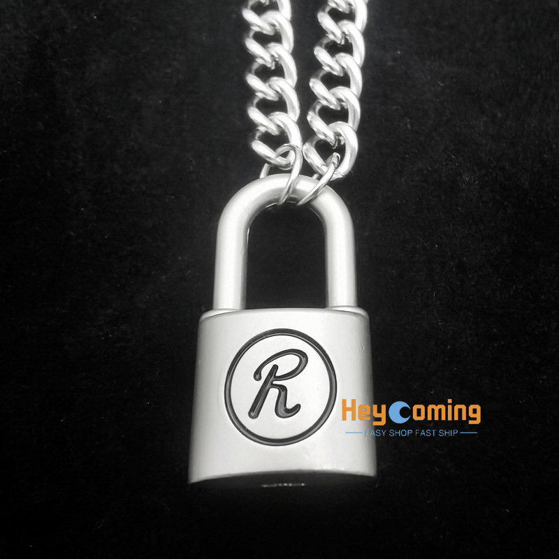 Anime NANA Necklace Oosaki Nana Honjo Ren Key R Lock Unisex