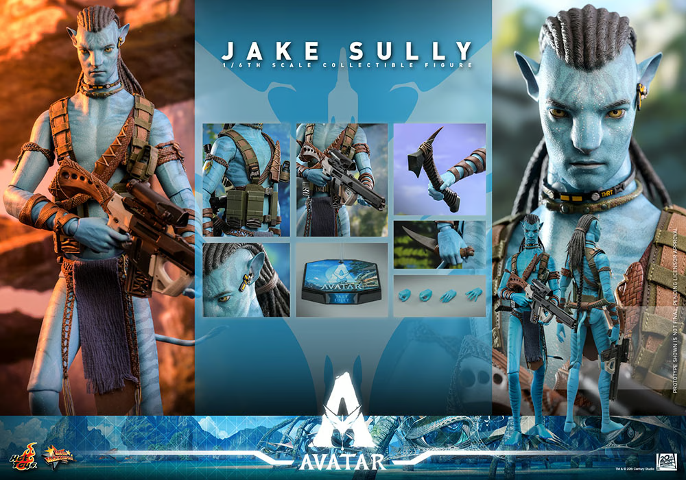 n*3様 アバター ウェイ・オブ・ウォーター/ 1/6 フィギュア: ジェイク・ 1/6 Avatar The Way of Water Jake Sully Figure Hot Toys MMS683