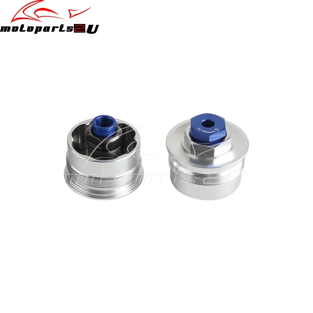 For 06-10 Suzuki GSXR600 750 K6 K7 K8 Chrome Oil Seal Front Shock