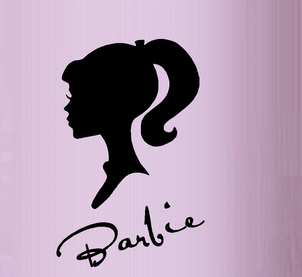 12 Barbie Estilo Vinilo Adhesivo Logo Adhesivo Portátil Gafas