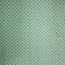 Vintage Fabric Kasmir Cozumel Fret Teal Yellow White 56" x 179" Mill Creek