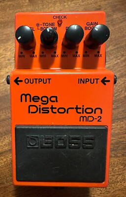 BOSS MEGA DISTORTION MD-2 PEDAL  PRICEDROP! 10%OFF (FROM 100 NOW $90)