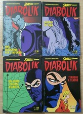 Lotto n. 4 Diabolik 2 Ristampa n. 260 261 262 263 anno 2016 Ed. Astorina