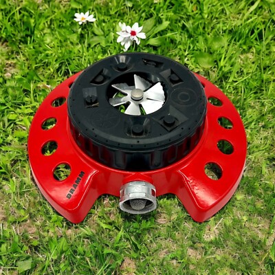 Brand New DRAMM Duty Metal #15021 Red Colorstorm Turret Sprinkler 9 Patterns